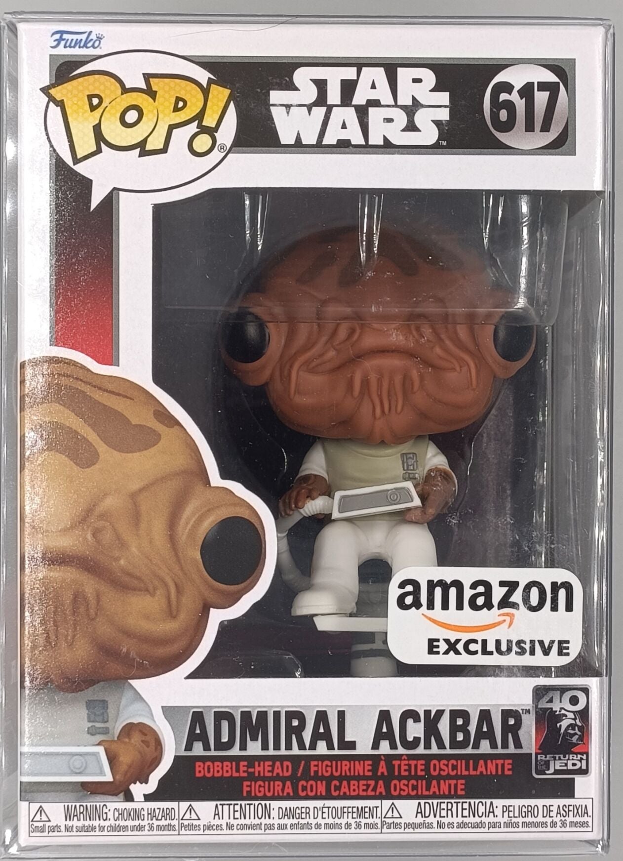 617 Admiral Ackbar (in Chair) - Star Wars Funko POP