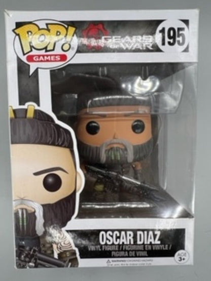 #195 Oscar Diaz - Gears of War - Box Damaged Funko POP