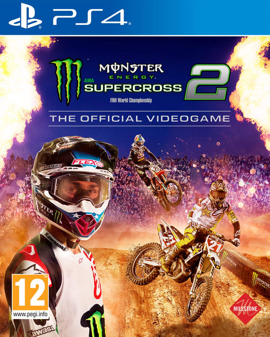 Monster Energy Supercross - The Official Videogame 2 for Sony Playstation 4 - [Just Disc]