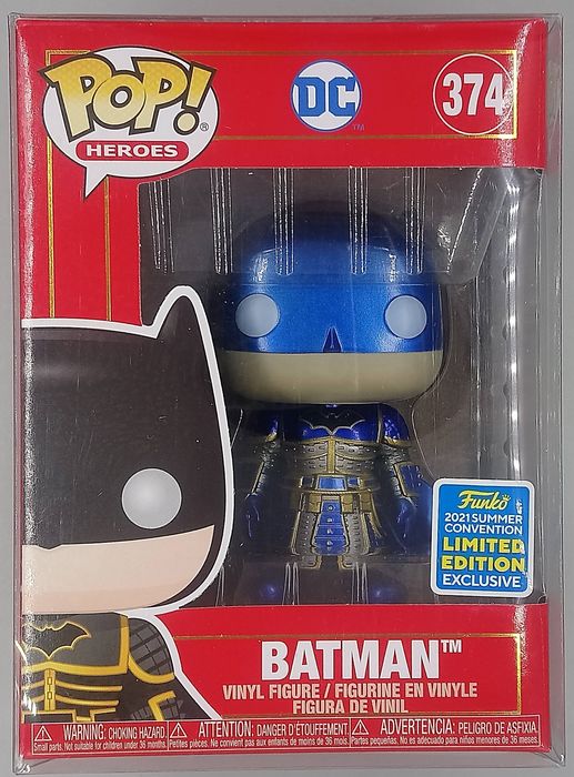 #374 Batman (Blue) Metallic 3000pc LE DC Imperial Palace Funko POP