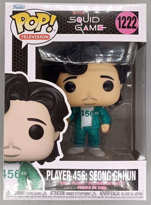 1222 Player 456: Seong Gihun - Squid Game - Box Damaged Funko POP