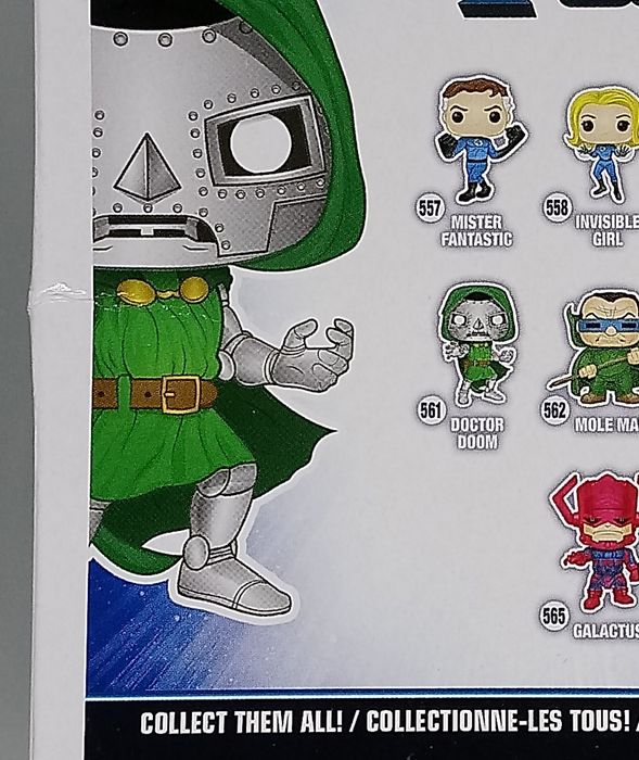 561 Doctor Doom - Marvel Fantastic Four - Box Damaged Funko POP