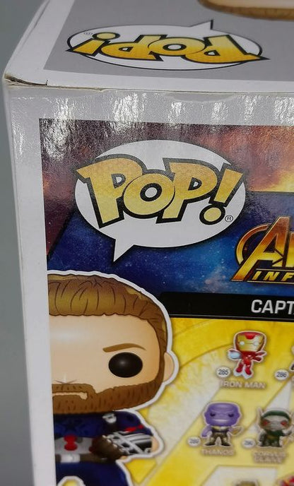 #299 Captain America (Action Pose) Marvel Avenger Box Damaged Funko POP