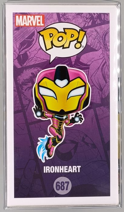 687 Ironheart - Glow Chase Edition - Marvel Funko POP