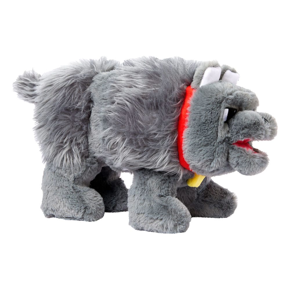 A Minecraft Movie Plush Figure Dennis the Wolf with Sound 20 cm New