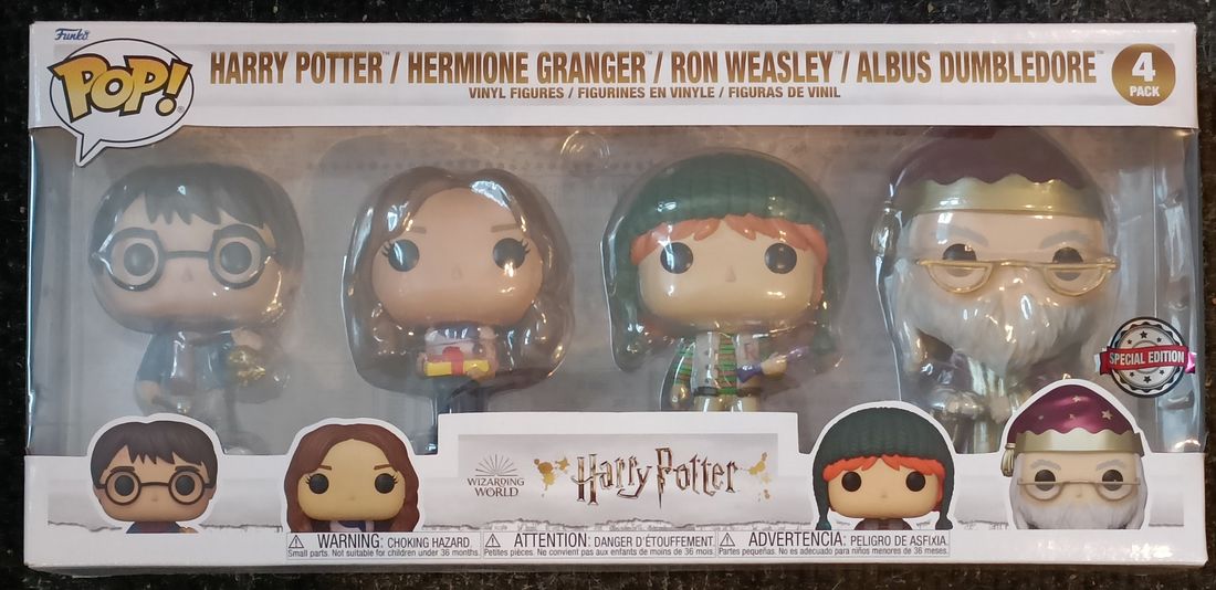 Harry Potter- Hermione- Ron- Dumbledore Funko POP - Box Damaged