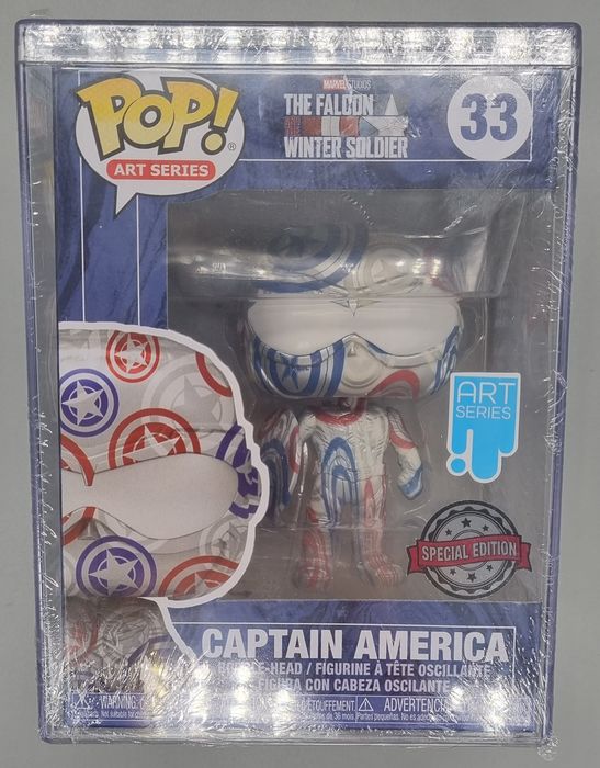 33 Captain America (Falcon) - Art Series - Marvel Funko POP