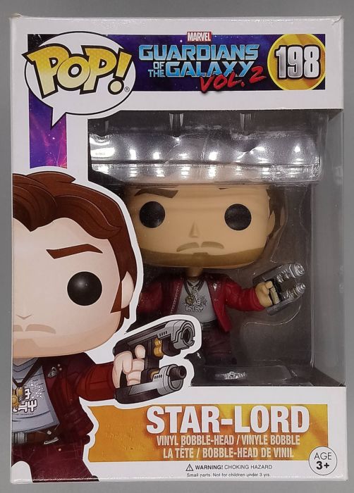 #198 Star-Lord Marvel Guardians of the Galaxy - Box Damaged Funko POP