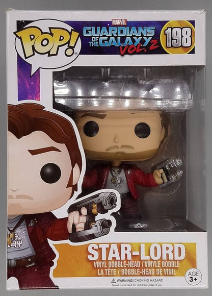 #198 Star-Lord Marvel Guardians of the Galaxy - Box Damaged Funko POP