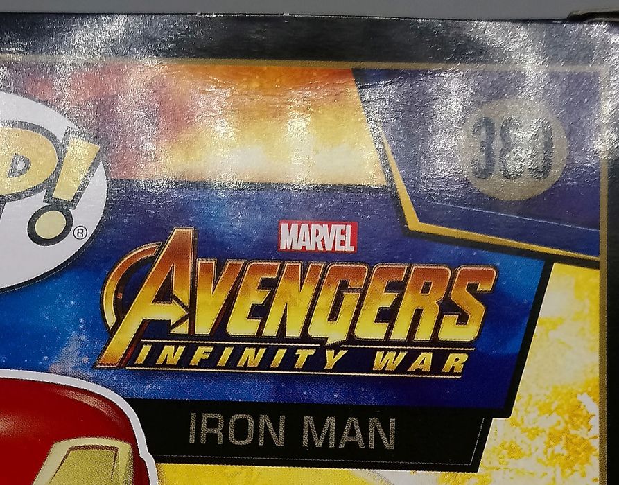 #380 Iron Man (Lights Up) Marvel Avengers Infinity Wa Box Damaged Funko POP