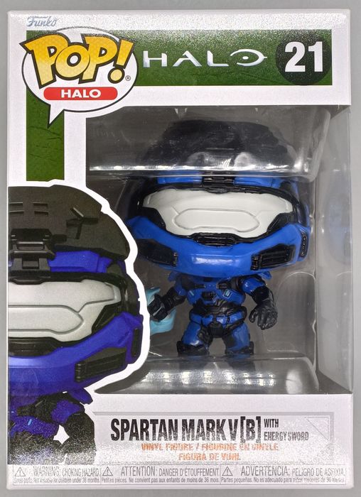 #21 Spartan Mark V [B] (with Energy Sword) Halo - Box Damaged Funko POP