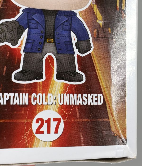 #217 Captain Cold: Unmasked - DC The Flash - Box Damaged Funko POP