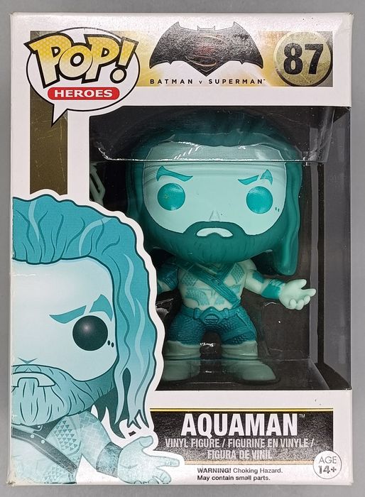 87 Aquaman (Ocean) - Batman vs Superman - Funko POP - Box Damaged
