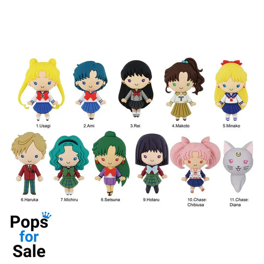 Sailor Moon 3D PVC Bag Clips Series 3 Display (24)