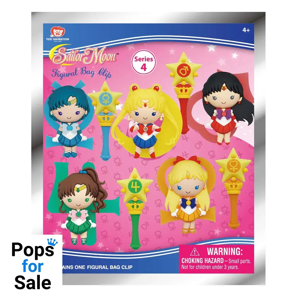 Sailor Moon 3D PVC Bag Clips Series 4 Display (24)