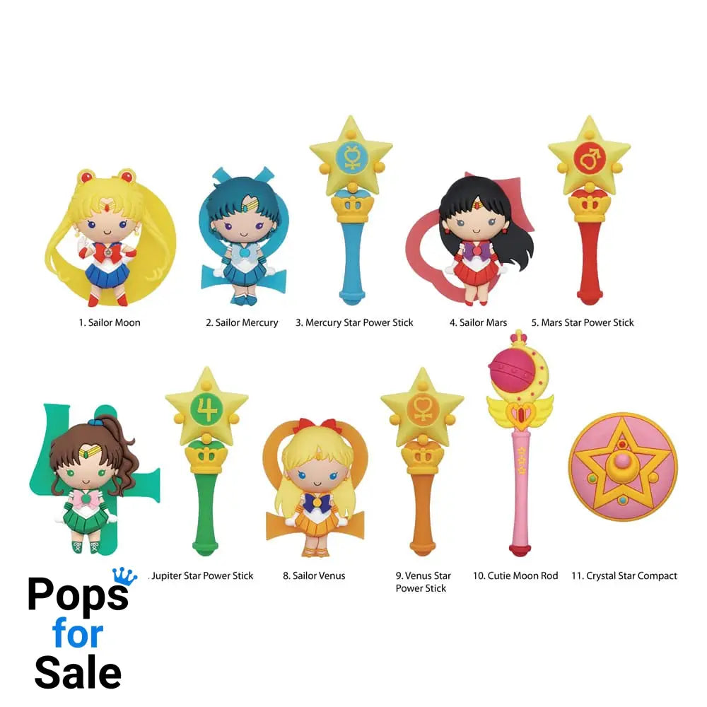Sailor Moon 3D PVC Bag Clips Series 4 Display (24)
