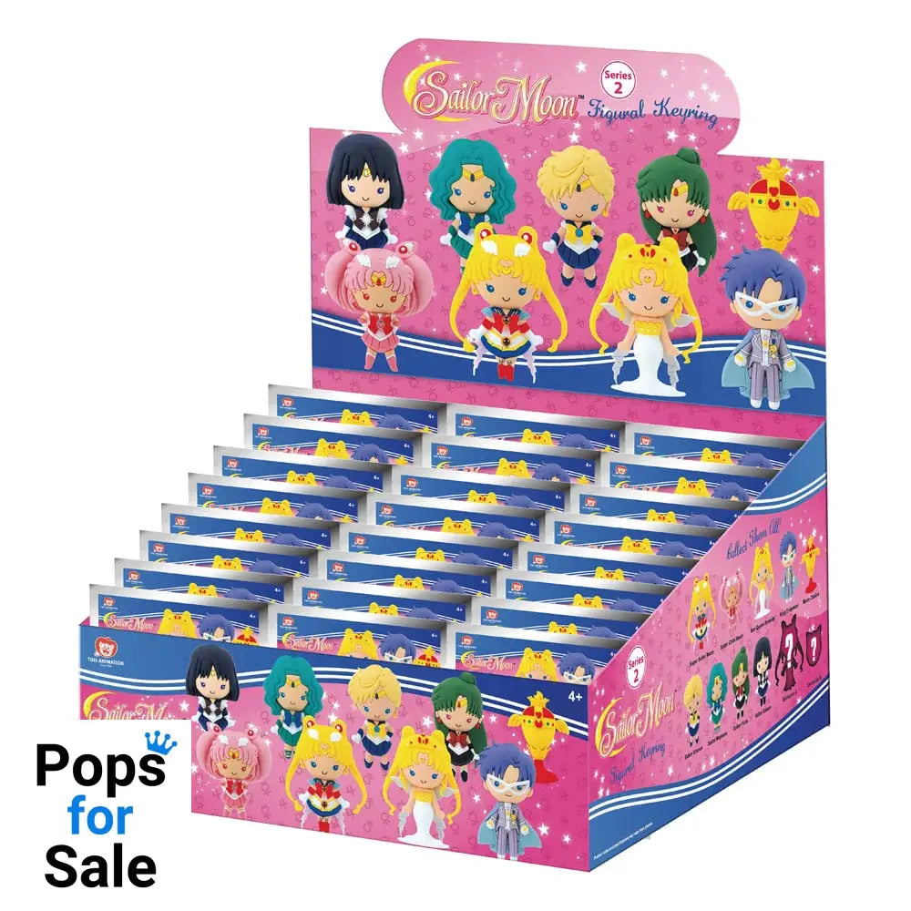 Sailor Moon 3D PVC Bag Clips Series 4 Display (24)