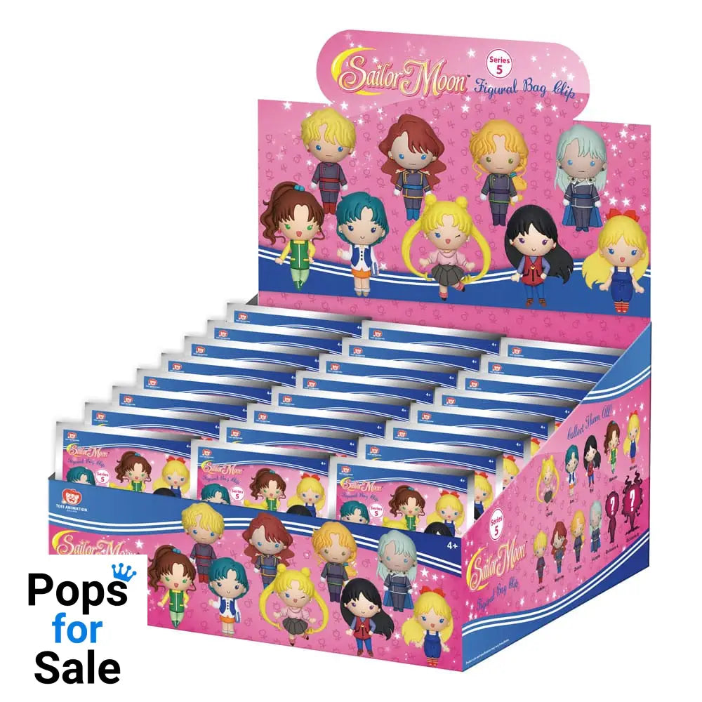 Sailor Moon 3D PVC Bag Clips Series 5 Display (24)