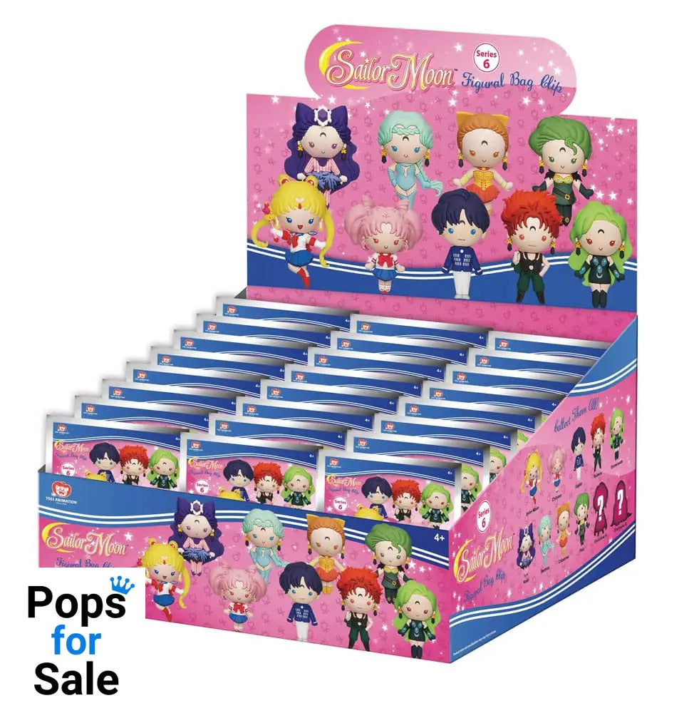 Sailor Moon 3D PVC Bag Clips Series 6 Display (24)