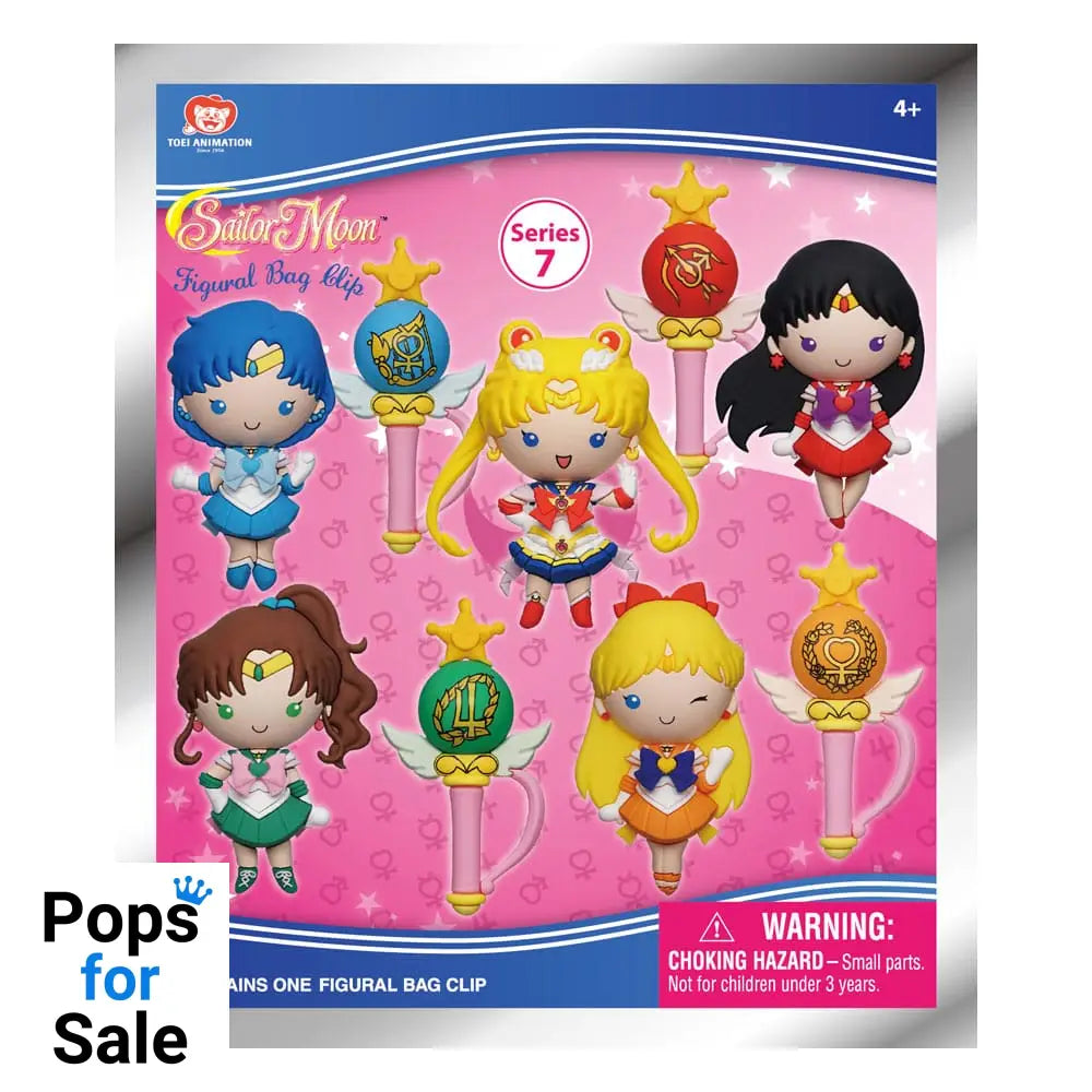 Sailor Moon 3D PVC Bag Clips Series 7 Display (24)