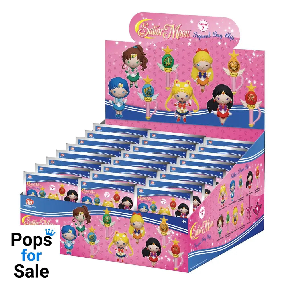 Sailor Moon 3D PVC Bag Clips Series 7 Display (24)