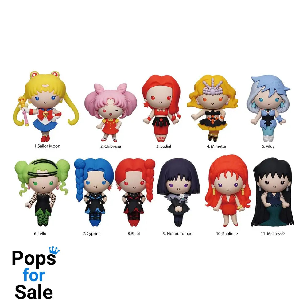 Sailor Moon 3D PVC Bag Clips Series 8 Display (24) Keyrings