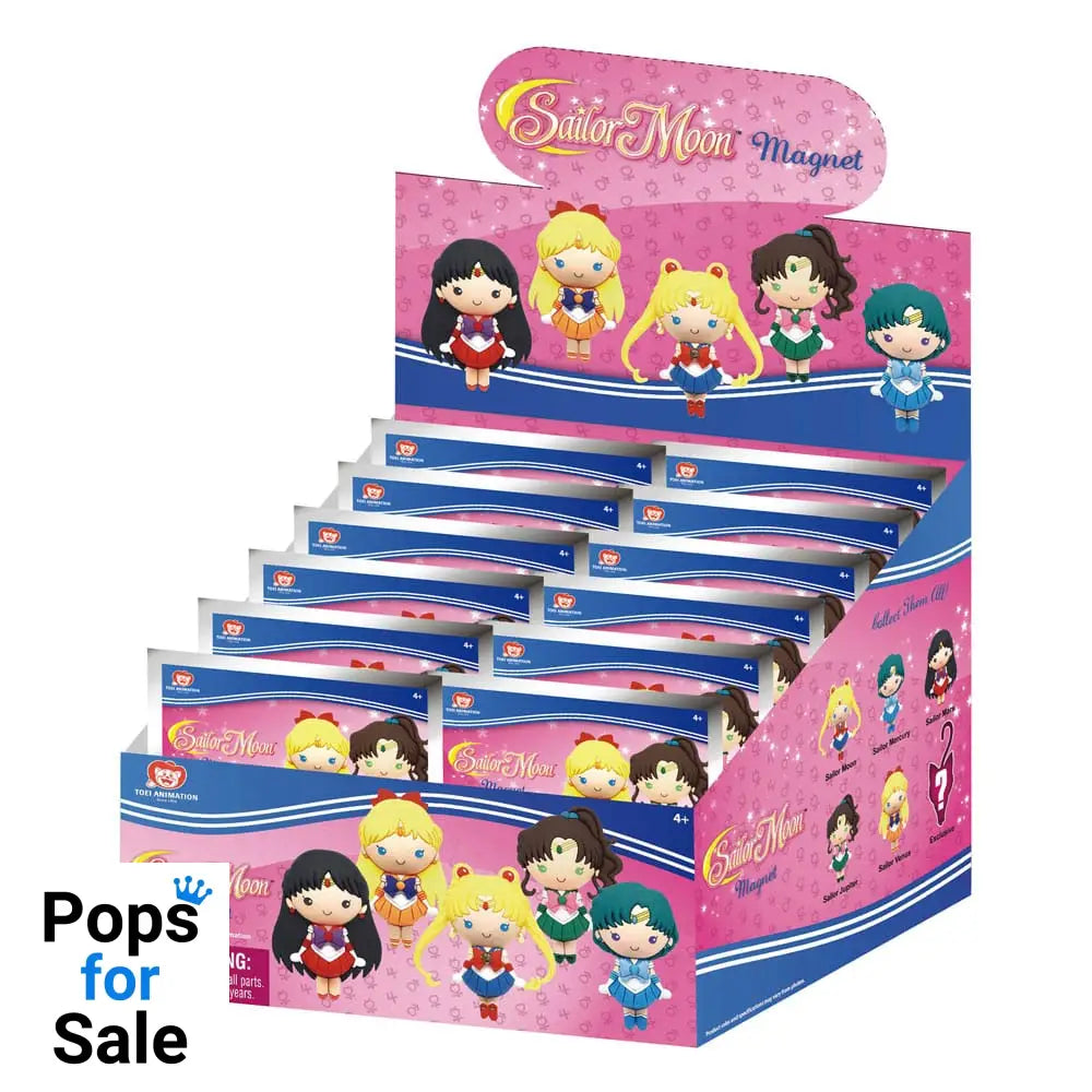 Sailor Moon Magnets blind pack Series 1 Display (12) Magnets
