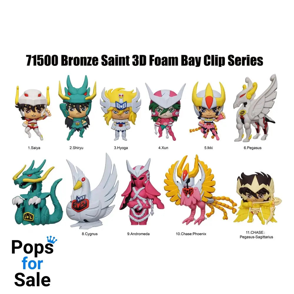 Saint Seiya 3D Foam Bag Clips Series 1 Display (24)