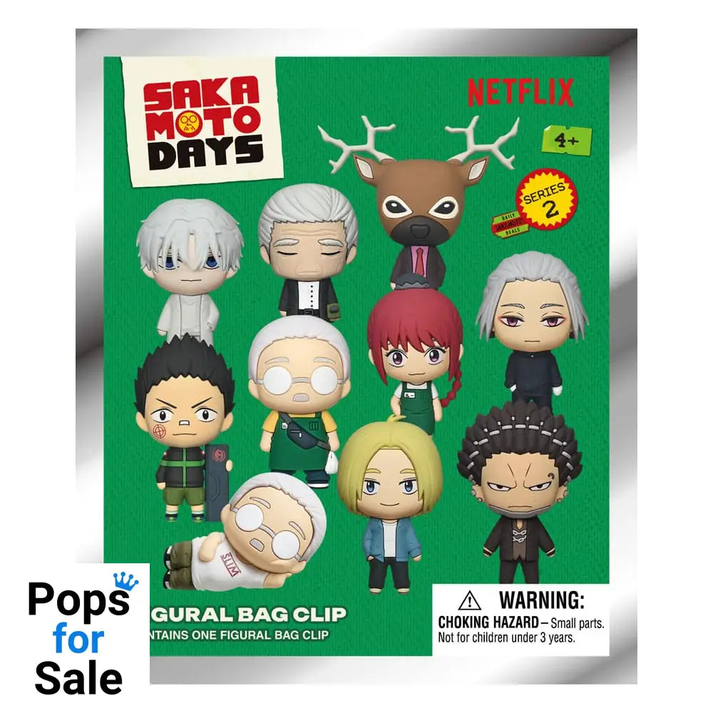 Sakamoto Days 3D Foam Bag Clips Series 2 Display (24)