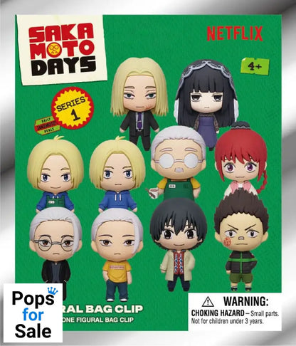 Sakamoto Days 3D PVC Bag Clips Series 1 Display (24)