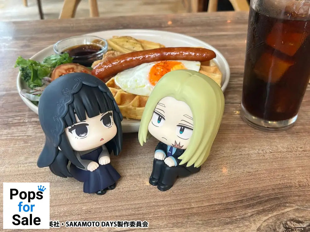 Sakamoto Days Look Up PVC Statue Shishiba & Osaragi Set (with gift) 11 cm