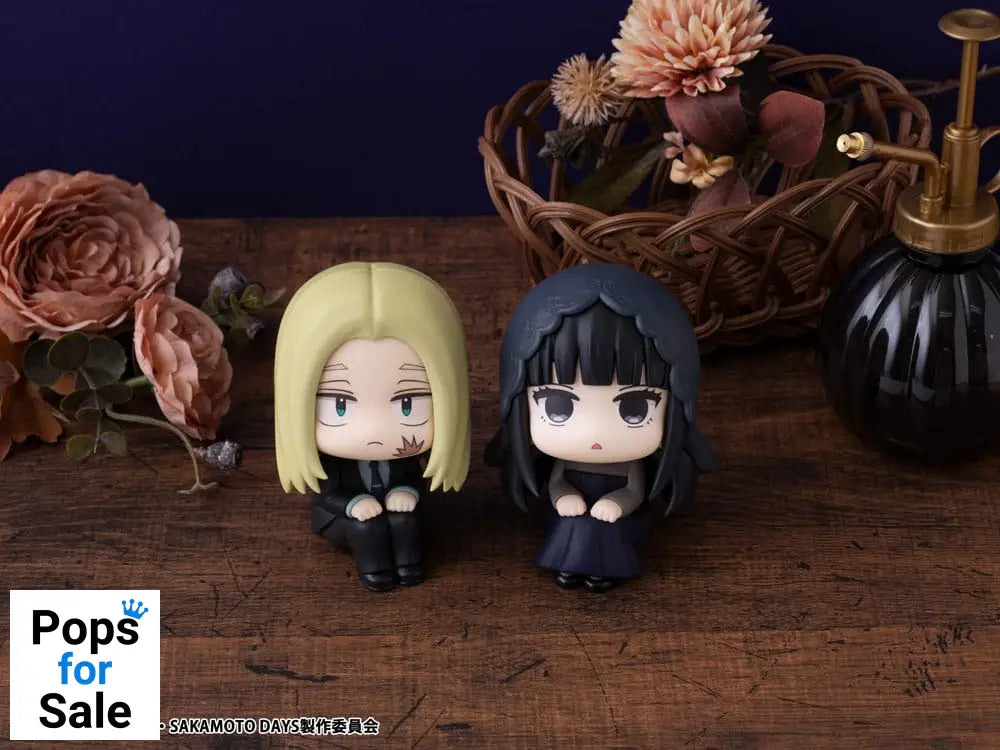 Sakamoto Days Look Up PVC Statue Shishiba & Osaragi Set (with gift) 11 cm