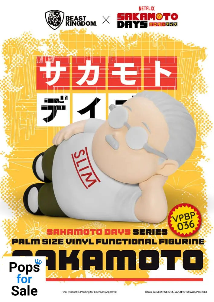 Sakamoto Days Piggy Vinyl Bank Taro Sakamoto 14 cm