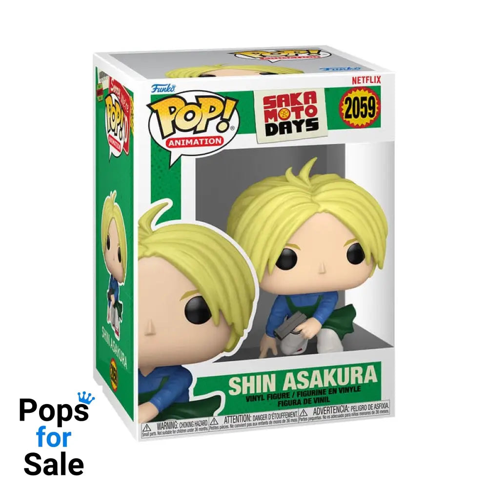 Sakamoto Days POP! Animation Vinyl Figures Shin 9 cm
