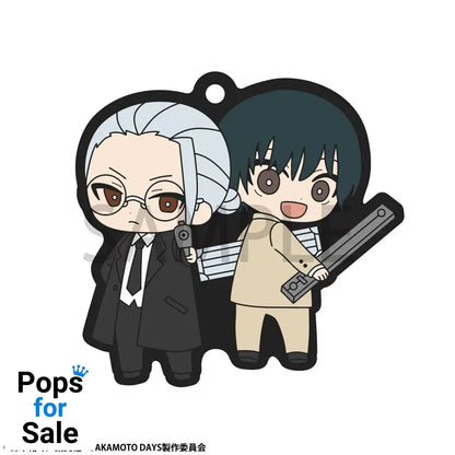 Sakamoto Days Rubber Mascot Buddycolle Rubber Charms 7 cm Assortment (6) Keyrings