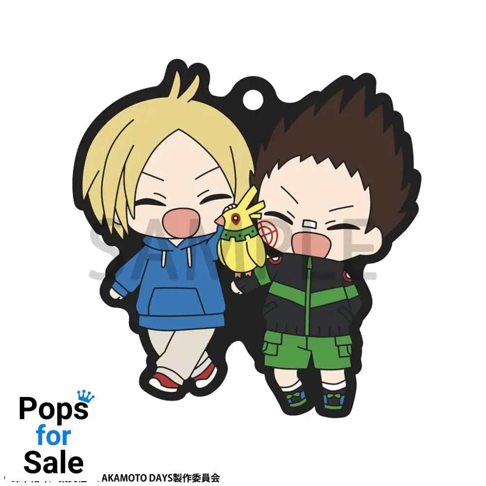 Sakamoto Days Rubber Mascot Buddycolle Rubber Charms 7 cm Assortment (6)