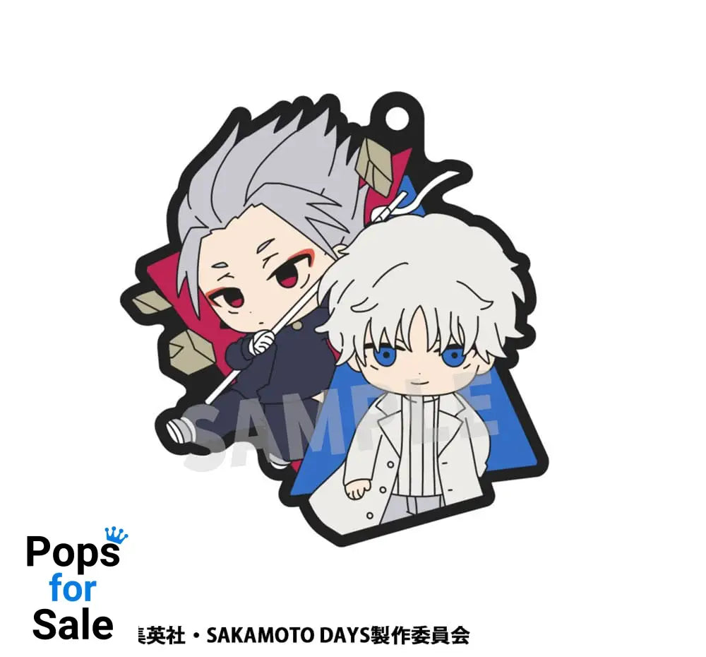 Sakamoto Days Rubber Mascot Buddycolle Rubber Charms Vol. 2 7 cm Assortment (6) Keyrings