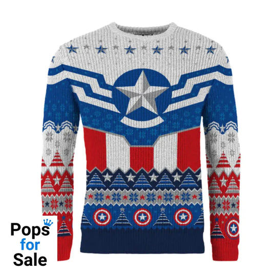 Sam Wilson Captain America Christmas Jumper (Size L)
