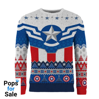 Sam Wilson Captain America Christmas Jumper (Size XS)