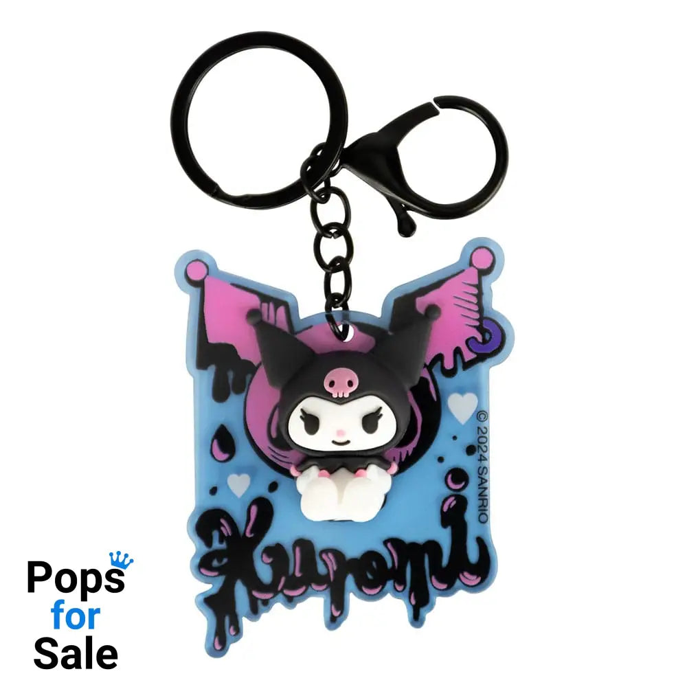 Sanrio 3D Acrylic Keychain Kuromi Keyrings