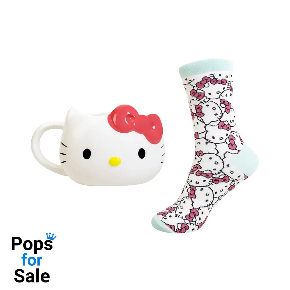 Sanrio 3D Mug & Socks Set Hello Kitty Cups & Mugs