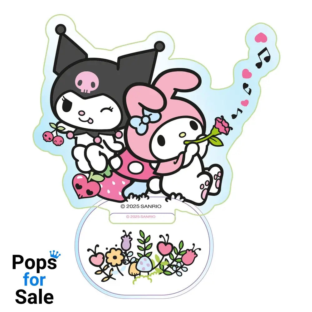 Sanrio Acrylic Stand Kuromi & My Melody Holographic 6 cm
