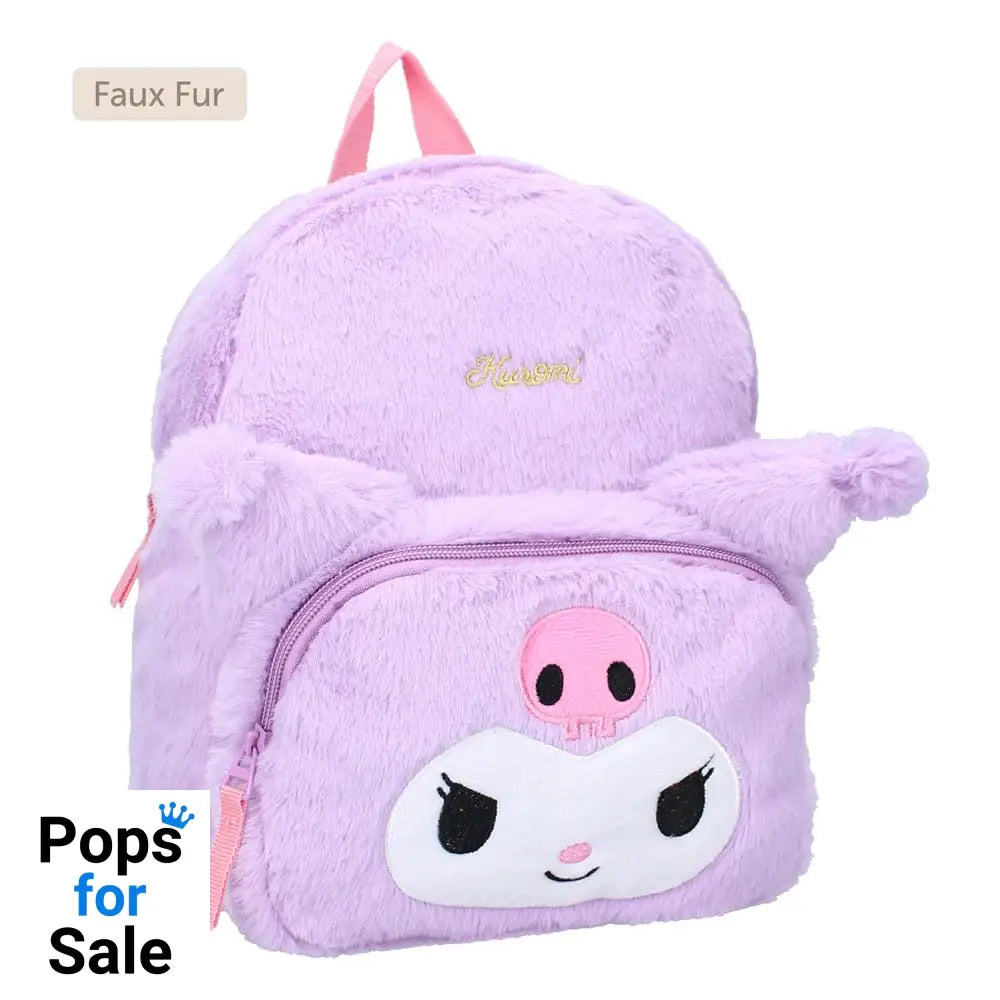 Sanrio Backpack Kuromil Fluffy Festival Purple 26 cm