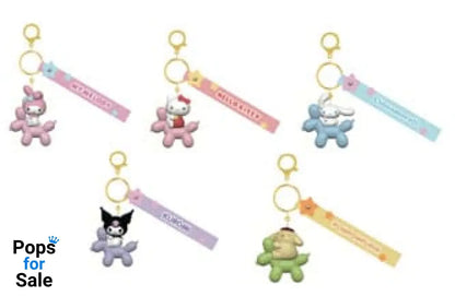 Sanrio Balloon Series Keychain with Hand Strap Hello Kitty and Friends Display (12) Keyrings