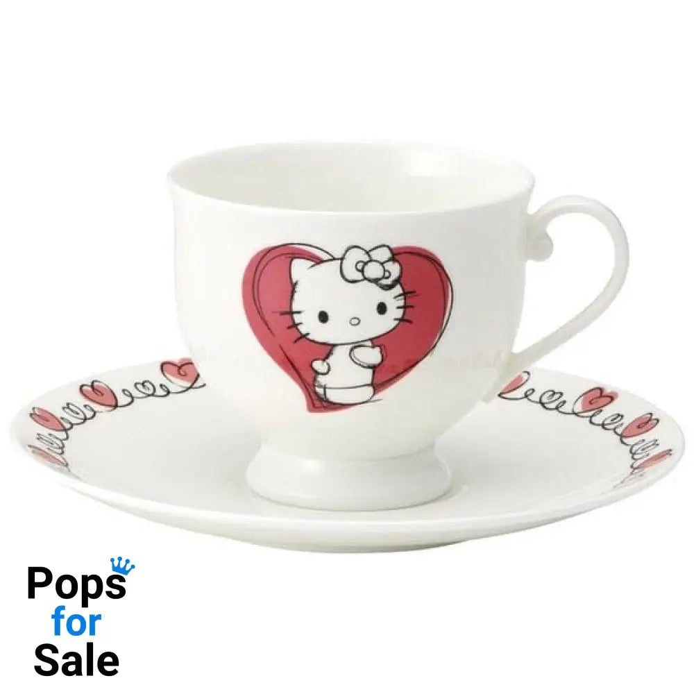 Sanrio Bone China Mug & Plate Set Hello Kitty Cups & Mugs