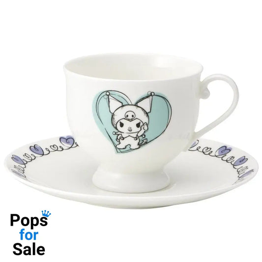 Sanrio Bone China Mug & Plate Set Kuromi Cups & Mugs