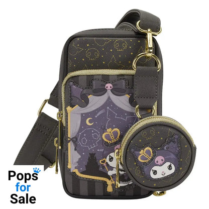Sanrio by Loungefly Crossbody with Coin Bag 20th Anniversary Kuromi Cell Phone