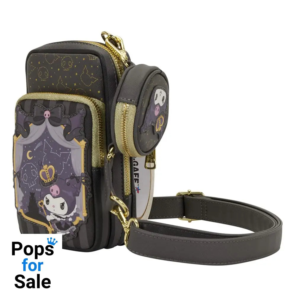 Sanrio by Loungefly Crossbody with Coin Bag 20th Anniversary Kuromi Cell Phone