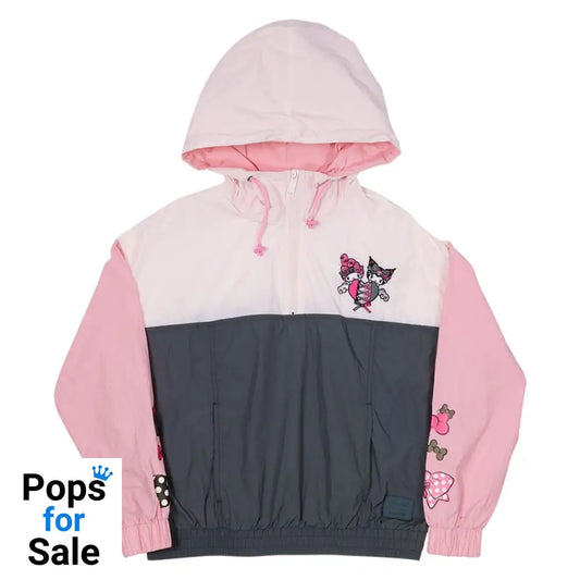 Sanrio by Loungefly Windbreaker Jacket My Melody and Kuromi Size L