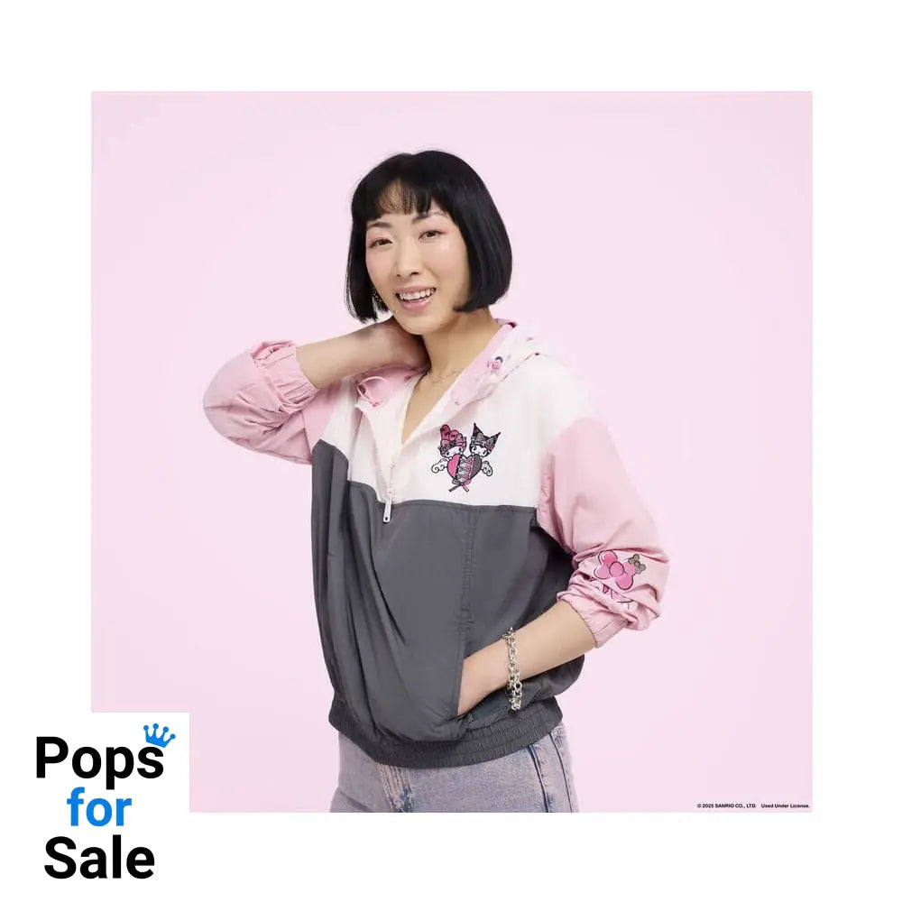 Sanrio by Loungefly Windbreaker Jacket My Melody and Kuromi Size XL